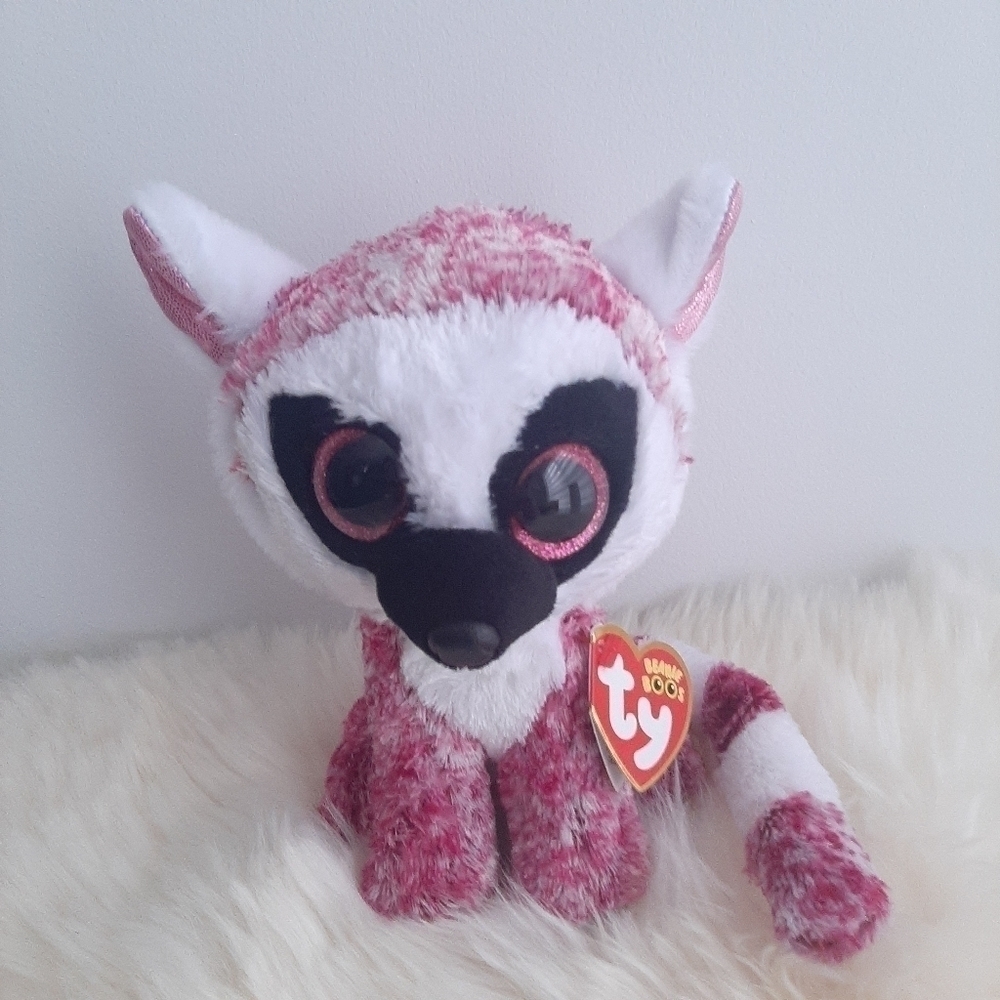 Ty Beanie Boos LeeAnn the Lemur 6"